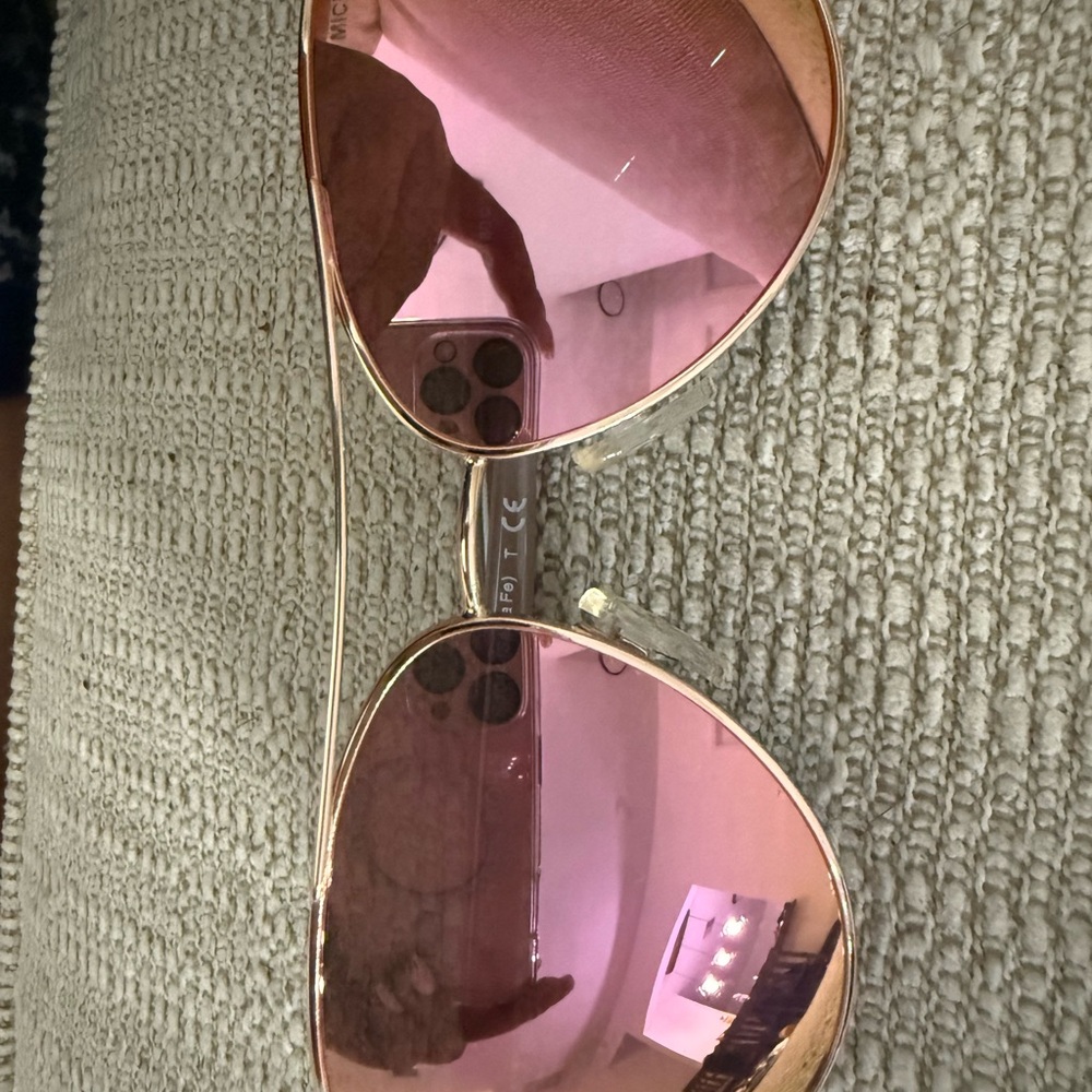 Pink Aviator Sunglasses